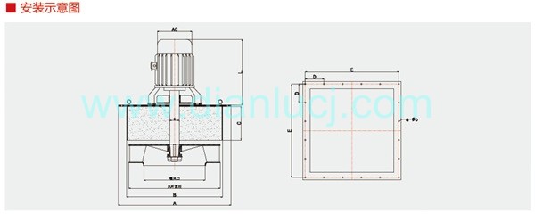 帶隔熱箱風(fēng)冷循環(huán)風(fēng)機安裝示意圖
